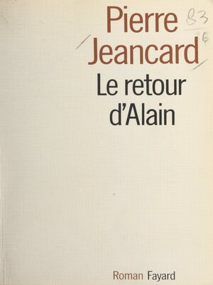 cover image of Le retour d'Alain